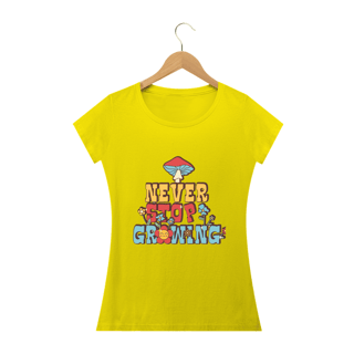 Nome do produto camiseta feminina cogumelo