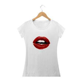 Nome do produto camiseta feminina  lábios 