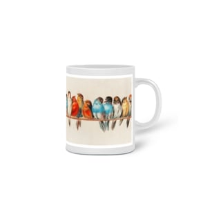 Nome do produto caneca passarinhos