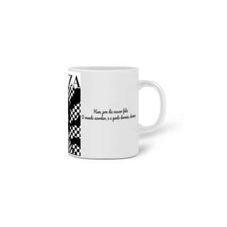 Nome do produto caneca cazuza pro dia nascer feliz