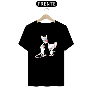 camiseta masculina pink e cerebro 