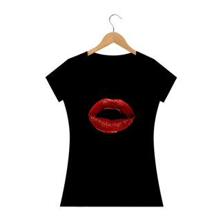 Nome do produto camiseta feminina  lábios 