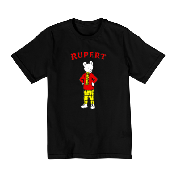 camiseta infantil ursinho rupert