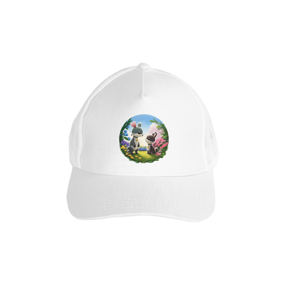 Boné Jardim Encantado Branco