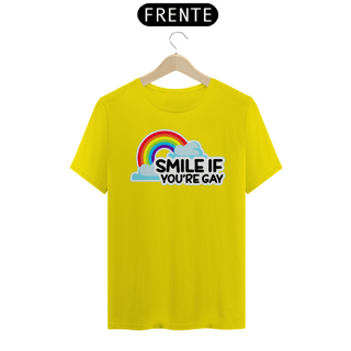 Nome do produto Camiseta Smile if you're Gay