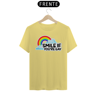 Nome do produto Camiseta Stonada Smile if you're Gay