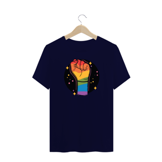 Nome do produto Camiseta Plus Punho Pride (cores)