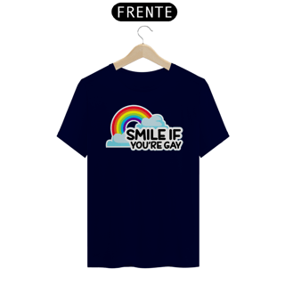 Nome do produto Camiseta Smile if you're Gay