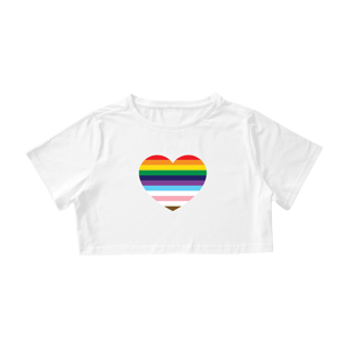 Nome do produto Cropped Pride Heart 