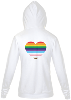 Nome do produto Moletom Ziper Pride Heart 