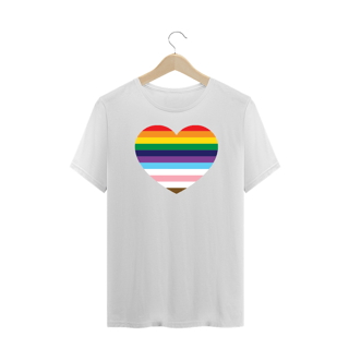 Nome do produto Camiseta Plus Pride Heart 