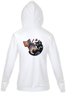 Nome do produto Moletom Ziper Flag Cat