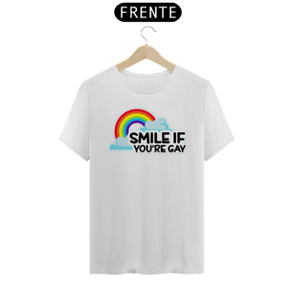 Nome do produto Camiseta Smile if you're Gay