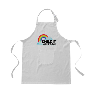Nome do produto Avental Smile if you're Gay