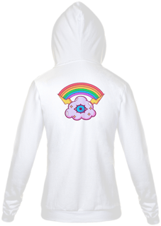 Nome do produto Moletom Zíper Rainbow Storm