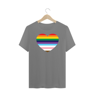 Nome do produto Camiseta Plus Pride Heart 