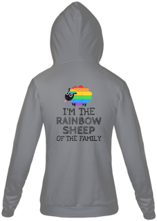 Nome do produto Moletom Ziper Rainbow Sheep