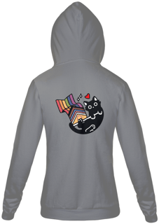 Nome do produto Moletom Ziper Flag Cat