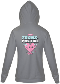 Nome do produto Moletom Ziper Trans Heart