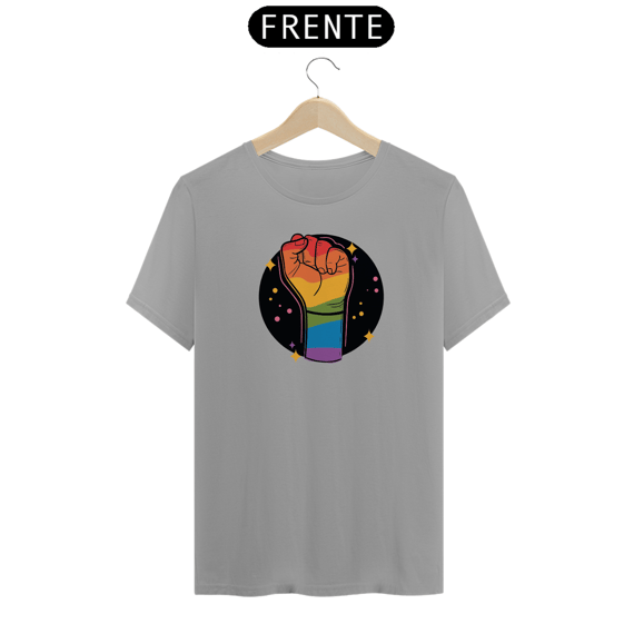 Camiseta Punho Pride (várias cores)