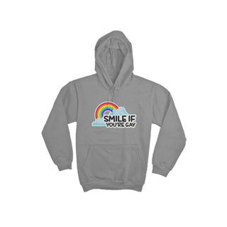 Nome do produto Moletom Canguru Smile if you're Gay