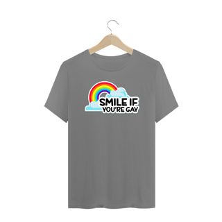 Nome do produto Camiseta Plus Smile if you're Gay