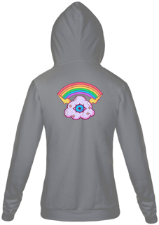 Nome do produto Moletom Zíper Rainbow Storm