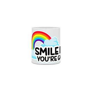 Nome do produto Caneca Smile if you're Gay