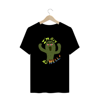Nome do produto Camiseta Cactos Gay as Hell Plus