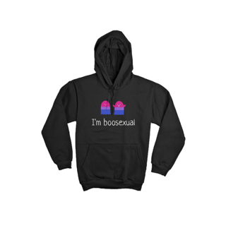 Nome do produto Moletom Canguru Boosexual Preto