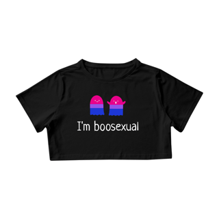 Nome do produto Cropped Boosexual Preto