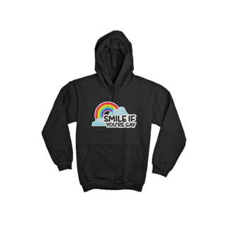 Nome do produto Moletom Canguru Smile if you're Gay
