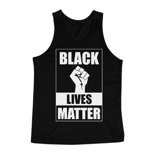 Nome do produto Regata Black Lives Matter (Cinza/Preto)