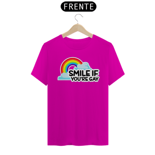 Nome do produto Camiseta Smile if you're Gay