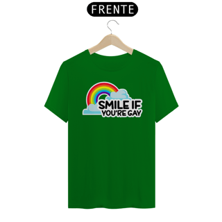 Nome do produto Camiseta Smile if you're Gay