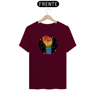 Nome do produto Camiseta Punho Pride (várias cores)
