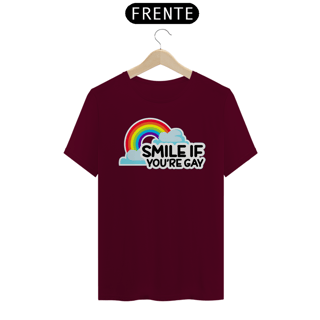 Nome do produto Camiseta Smile if you're Gay