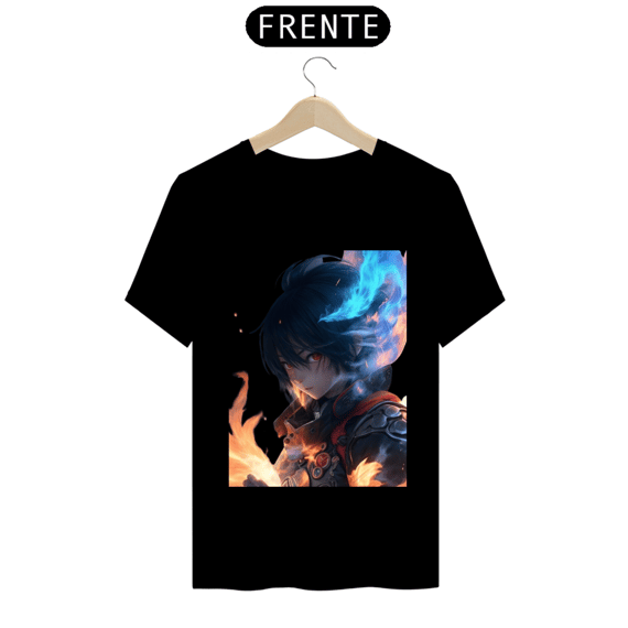 Camisa Anime Fire and Water