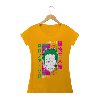 Nome do produto Camiseta feminina Roronoa Zoro