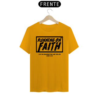 Nome do produto Camiseta masculina Correndo na fé