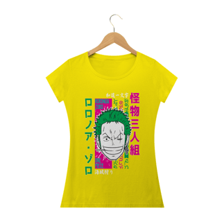 Nome do produto Camiseta feminina Roronoa Zoro