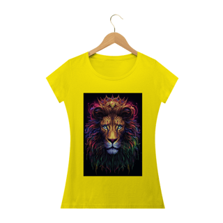 Nome do produto Camiseta feminina baby long Leão