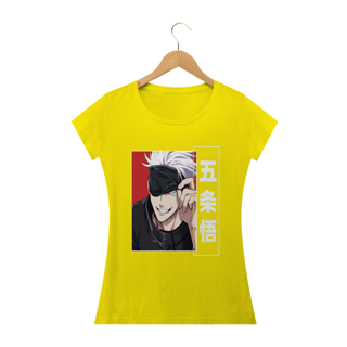 Nome do produto Camiseta feminina baby long Gojo Satoru