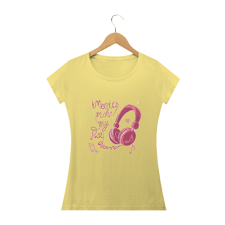 Nome do produto Camiseta feminina baby long estona Music