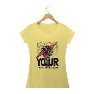 Nome do produto Camiseta femina baby long estonada