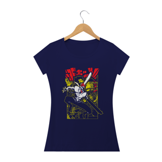 Nome do produto Camiseta Feminina Chainsaw Man 
