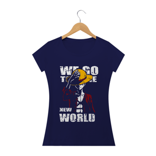Nome do produto Camiseta feminina Pirata do chapéu de palha