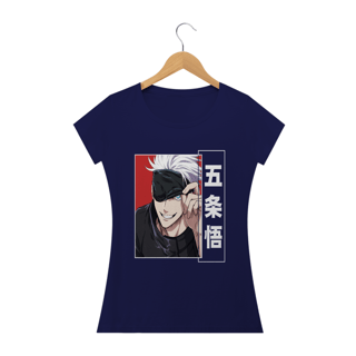 Nome do produto Camiseta feminina baby long Gojo Satoru