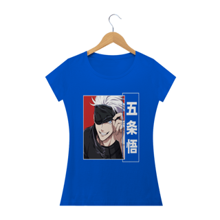Nome do produto Camiseta feminina baby long Gojo Satoru