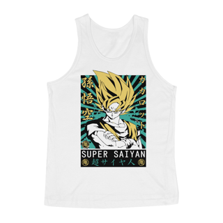 Camiseta regata Super Saiyajin 